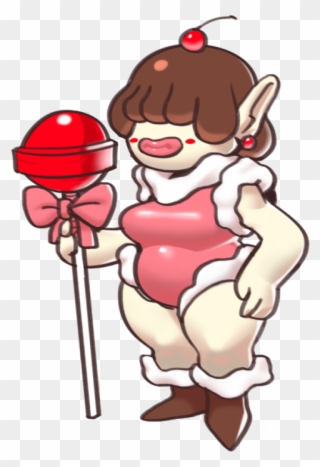 Redesign Of The The Little Sugar Goblin Sorceress Chick Clipart