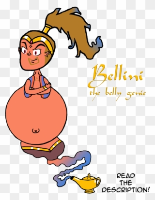 Bellini The Belly Genie By Mu5hr00m99 Clipart