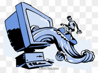 Blogging Clipart Surf Internet - Png Download