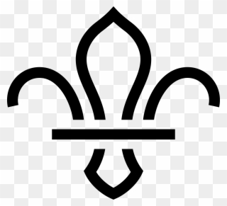 Fleur De Lis Marque Black Png Clipart