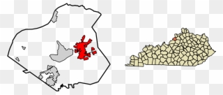 Oldham County Kentucky Incorporated And Unincorporated Clipart