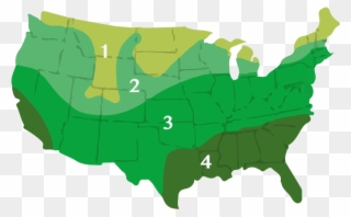 Usa Subterranean Termite Map Clipart