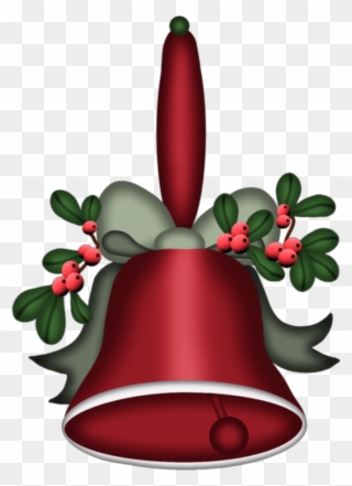 Freetoedit Bell Christmas Red Holly Leaves Freetoedit Clipart