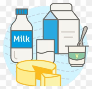 Products Clipart Milk Yogurt Cheese - Png Download