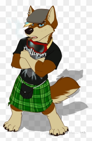 I Times With Kilt Clipart