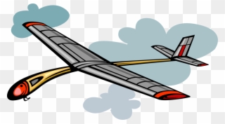 Glider Glides In Free Clipart