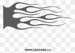 Flame Carbon Decal 73 Clipart