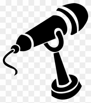 Microphone Image Illustration Of Acoustictoelectric Clipart