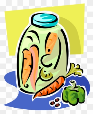 Homemade Vegetables In Vector Clipart