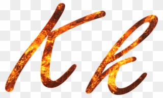 Buchstabe, K, Feuer, Glut, Lava, Schrift Clipart