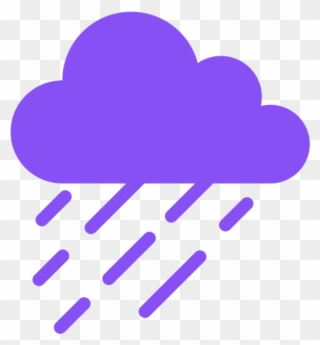 U 1 F 327 Raincloud - Rainy Cloud Emoji Png Clipart