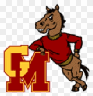 The Governor Mifflin Mustangs Vs - Governor Mifflin High School Mascot Clipart