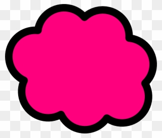 Domain Clipart Coloured Cloud - Clouds Clipart Pink Color - Png Download