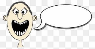 Free Cartoon Announce - Cartoon With Speech Bubbles Clipart