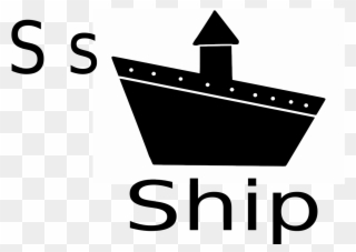 Logo Brand Ship Angle Black M - S For Ship Clipart