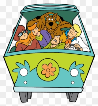 Mystery - Scooby Doo Gang Mystery Machine Clipart