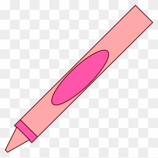 Pink Crayon Clipart, Explore Pictures - Color Rosado Lapiz Animado - Png Download