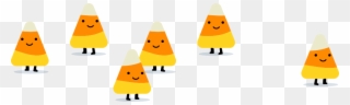 You've Discovered Clue - Transparent Halloween Candy Corn Clipart