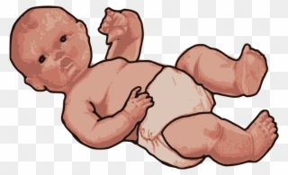 Diaper Infant Child Computer Icons Baby Transport - Creepy Baby Clip Art - Png Download