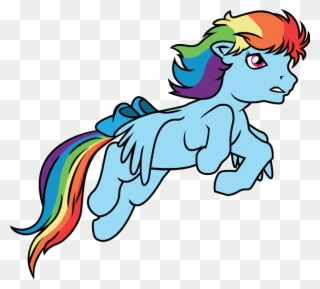 Pony Rainbow Dash Mammal Vertebrate Horse Like Mammal - Mlp G1 Rainbow Ponies Clipart