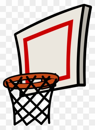 Clip Net Basketball - Basketball Hoop Clipart Png Transparent Png