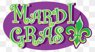 Mardi Gras Green And Purple 2 Clip Art - New Orleans - Png Download