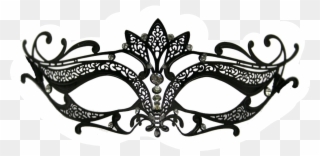 Lace Cat Masquerade Mask Template Clipart