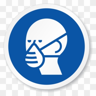 Respirator - Dust Mask Warning Signs Clipart