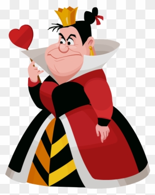 Queen Of Hearts - Reina De Corazones Disney Clipart