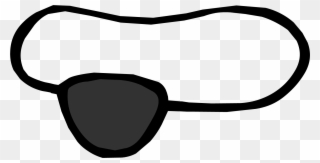 Eye Mask Cliparts - Club Penguin Eyepatch - Png Download