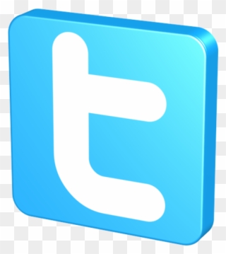 Blue Twitter Free Images - Sign Clipart