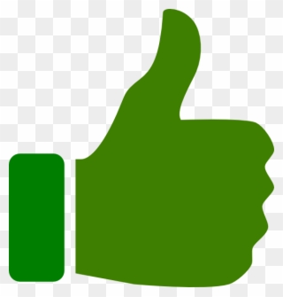 Green Thumbs Up Clip Art At Clker Com Vector Clip Art - Green Thumbs Up Png Transparent Png