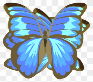 Monarch Butterfly Brush-footed Butterflies Blue Download - ปีก ผีเสื้อ กราฟฟิก Clipart