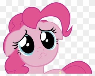 Pinkie Sad Face Vector By Br David - My Little Pony Sad Face Clipart