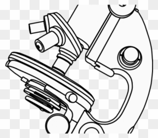 Microscope Clipart Clip Art - Microscopio Optico Para Pintar - Png Download