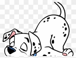 Dalmation Clipart 3 Puppy - Tired Dog Clipart - Png Download