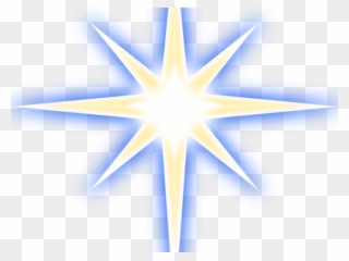 Glow Clipart Star Nativity - Christmas Star Clipart - Png Download