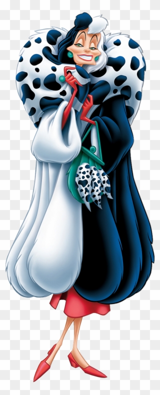 Cruella De Vil Disney Villains Clipart