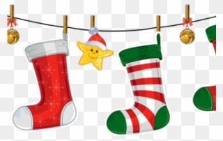 Decorations Clipart Nativity - Christmas Sock Clip Art - Png Download