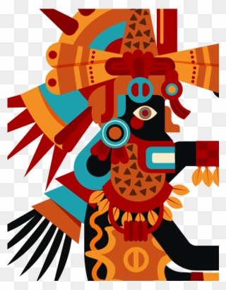 Projeto Pessoal Que Aborda O Tema "deuses Astecas"em - Tezcatlipoca Clipart