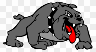 High School Bulldog Logo Clipart