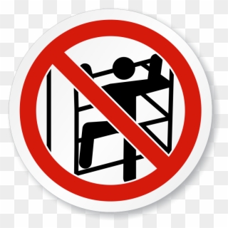 No Climbing Symbol - Do Not Climb Png Clipart