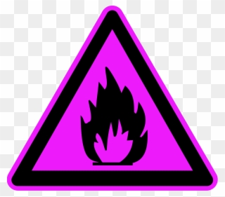 Fire Hazard - Hazard Symbols Clip Art - Png Download