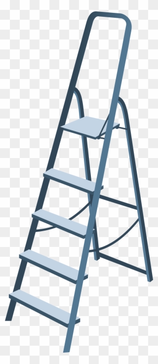 Step Ladder Clip Art Www - Step Ladder Transparent Clipart - Png Download