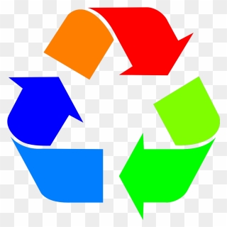 Recycle Clipart Recycling Sign - Recycling Arrows - Png Download