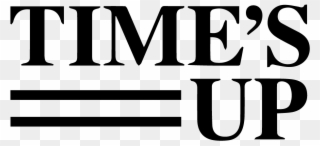 Times Up Logo - Me Too Times Up Clipart