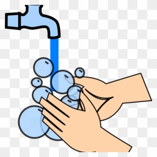 Hand Wash Clip Art Hand Washing Clip Art At Clker Vector - Washing Your Hands Clipart - Png Download
