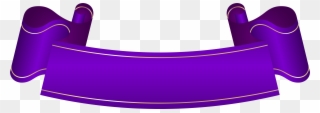 Image Black And White Library Banner Transparent Clip - Purple Ribbon Banner Png