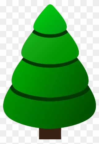 Christmas Tree Clip Art - Christmas Tree Template Green Png Transparent Png