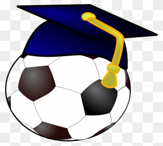 Graduation Clipart Soccer - Custom Soccer Ball Throw Blanket - Png Download